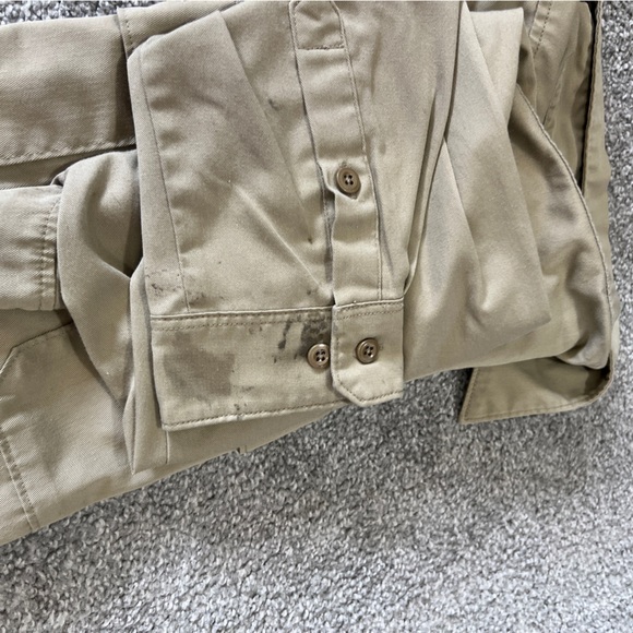 Carhartt shirt mens XL tan button casual gorpcore workwear outdoor camping - Picture 7 of 11